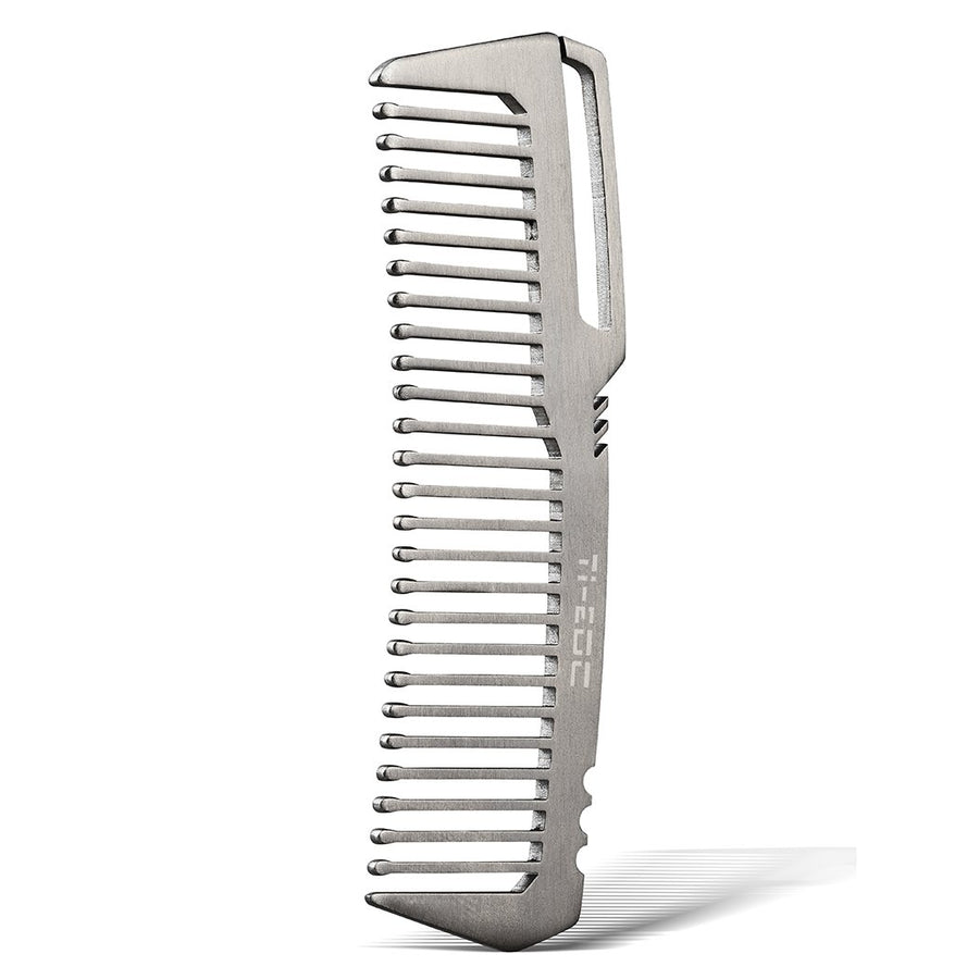 Ti Edc Handmade Titanium Premium Eco Friendly Durable Pocket Hair Comb