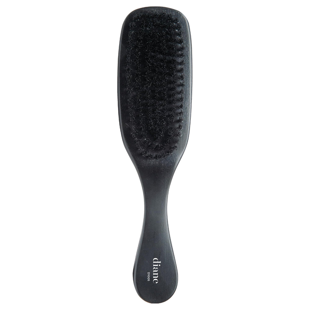 100% soft boar bristle curved wave mens hair brush with handle, d1005