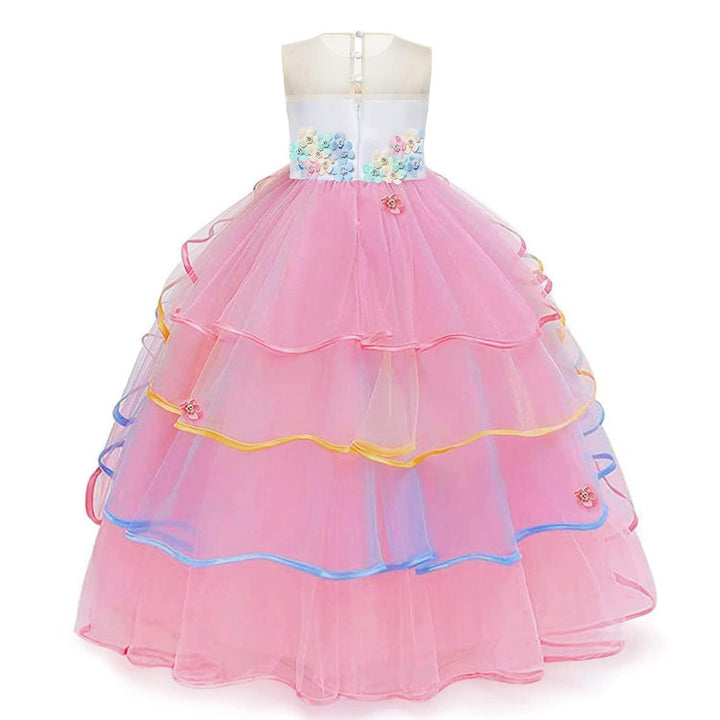 Chektin Unicorn Dress for Girls Unicorn Costume Pageant