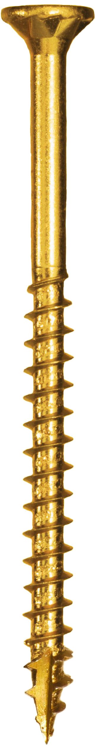 772691010735 8 01073 x 1-1/2 R4 Multi-Purpose Screws 1000 Count, Gold