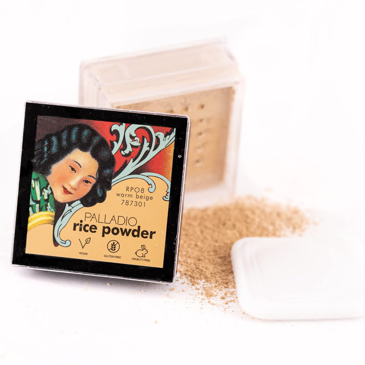 Beauty RICE POWDER 0.60 oz, beige, Warm Beige, 17 g