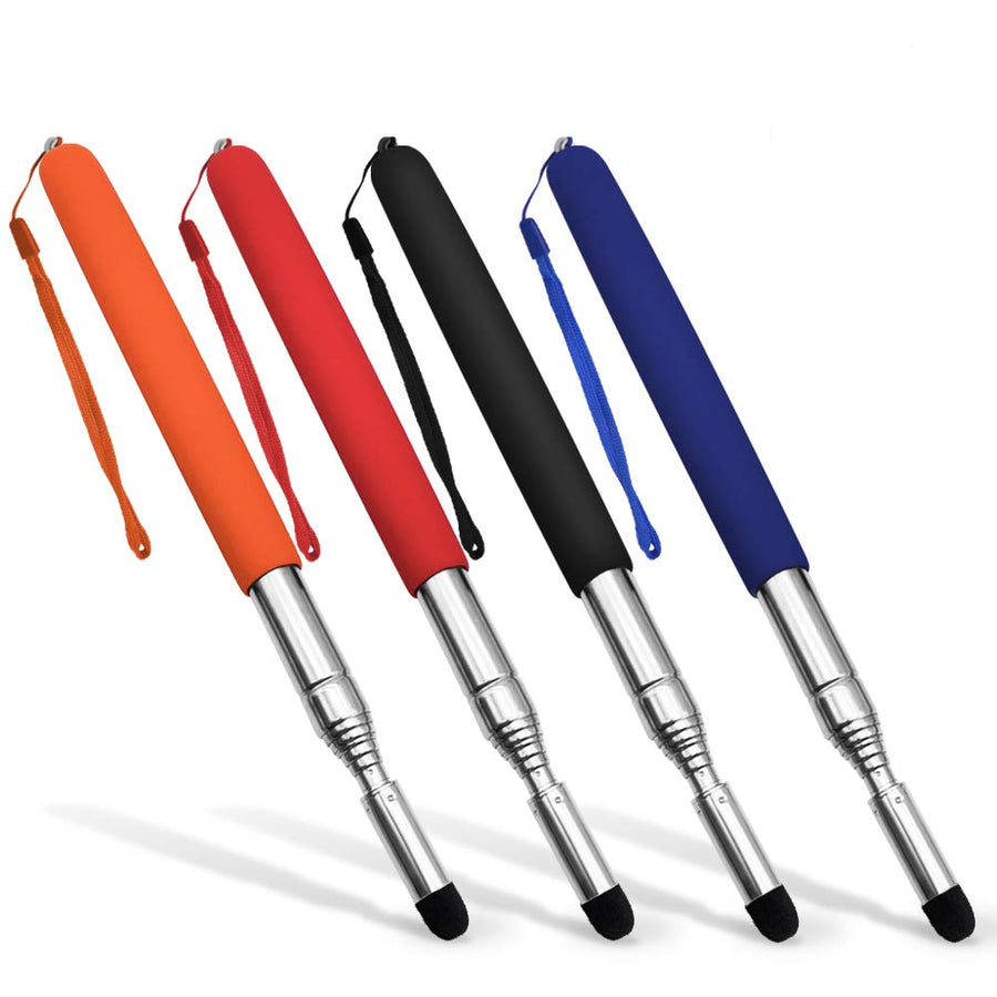 Teachers Pointer Stick, Telescopic Teaching Pointer, Retractable Classroom Whiteboard Pointer Extendable for Teachers, Guides, Coach