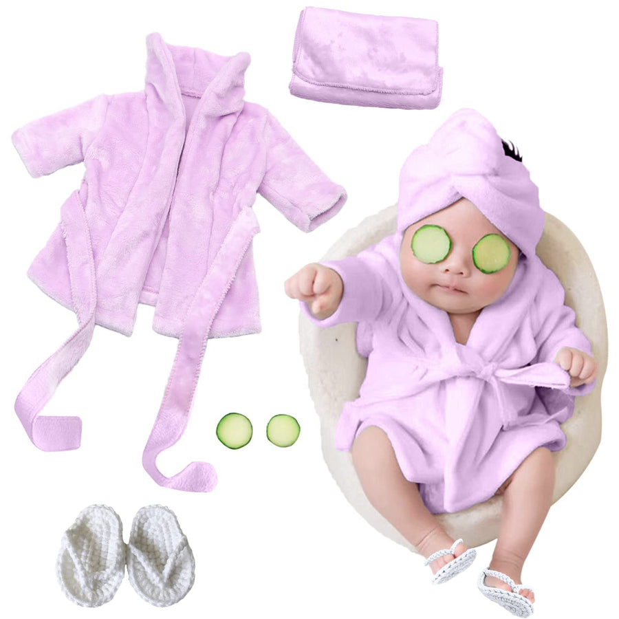 SPOKKI Newborn Photography Props Baby Girl 5 PCS Bathro