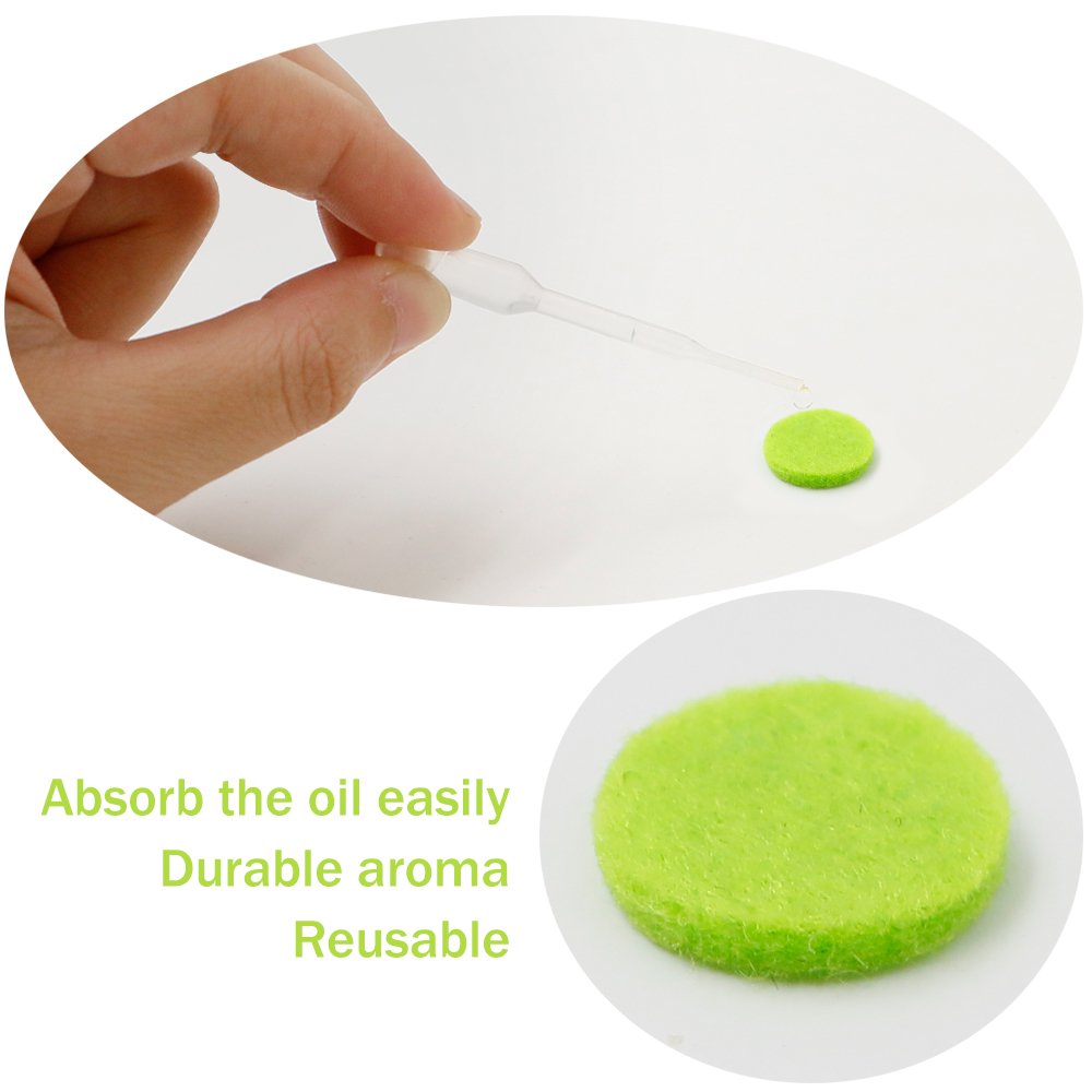 RoyAroma 17mm (2/3 inch) Replacement Felt Pads(48 Piece