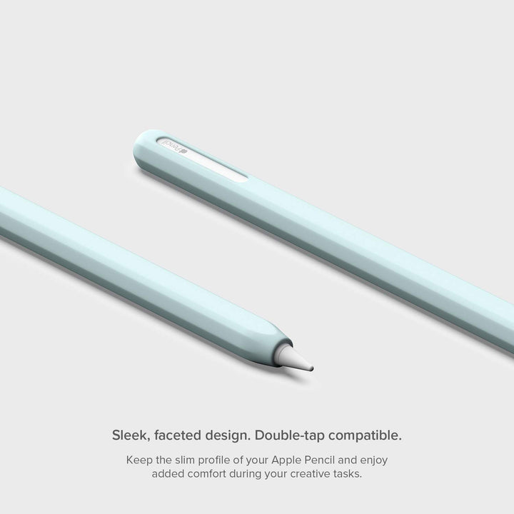 Designs NimbleSleeve Premium Silicone Case Holder Protective Cover Sleeve Compatible with iPad Apple Pencil Pro and 2nd Generation Only (Mint)