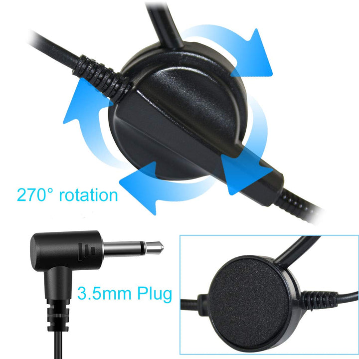 EXMAX Headworn Microphone for ATG-100T EX-100 EXD-101 W