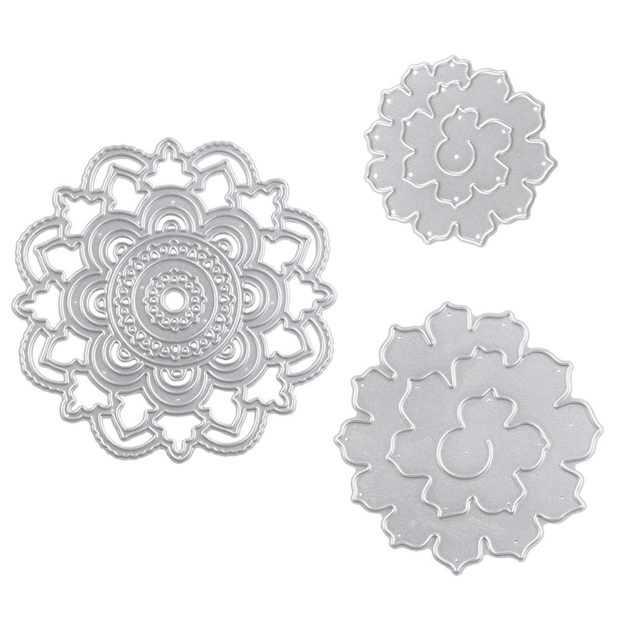 Cutting Dies Metal, Metallic Cutting Dies, Flower Metal Embossing Stencils for DIY Scrapbooking Photo Album Decorative DIY Paper Cards Making Gift