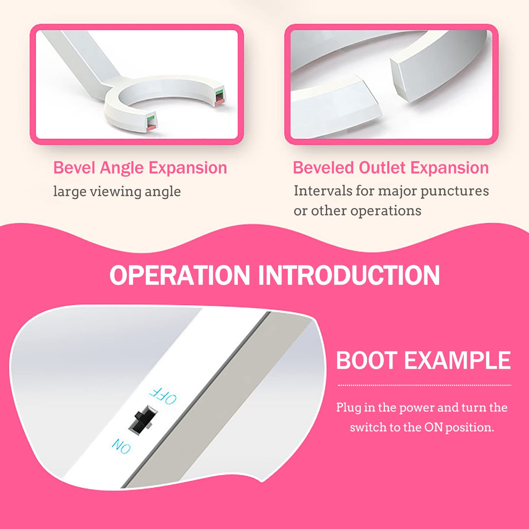 Vein Viewer, ZY725 Handheld Infrared Vein Finder Vein Locator, Vein Illumination Detector Instrument for Adult Children, 360 Degrees Adjustable, 12 Infrared LED Light, White(us)