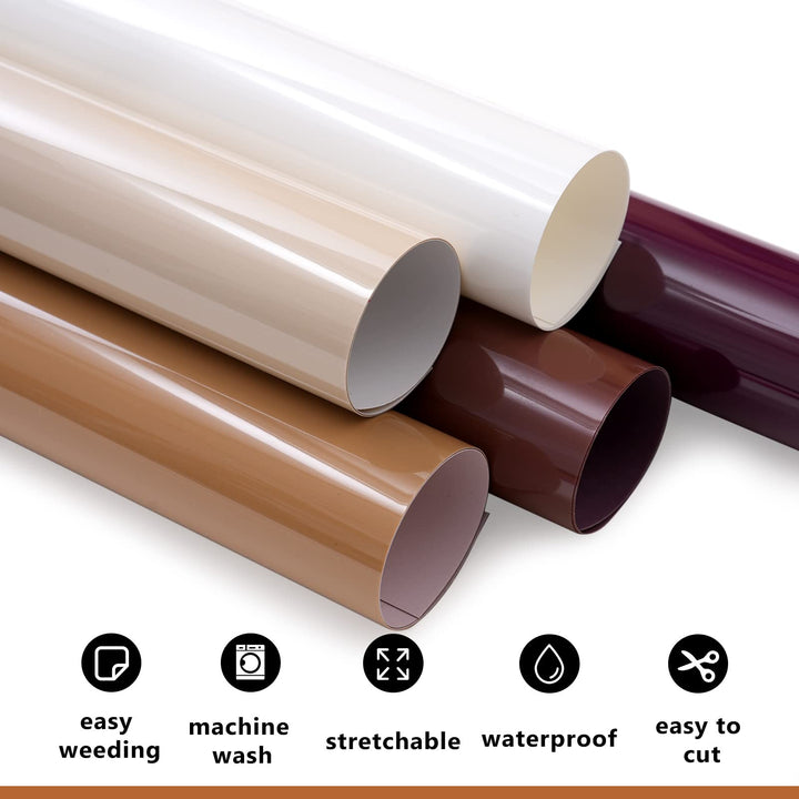 Puff Vinyl Heat Transfer 3D Puff Heat Transfer Vinyl HTV Vinyl for T-Shirts Hat Pillow Hoodie DIY Fabric Supplies (UV Color Changing-3pcs)