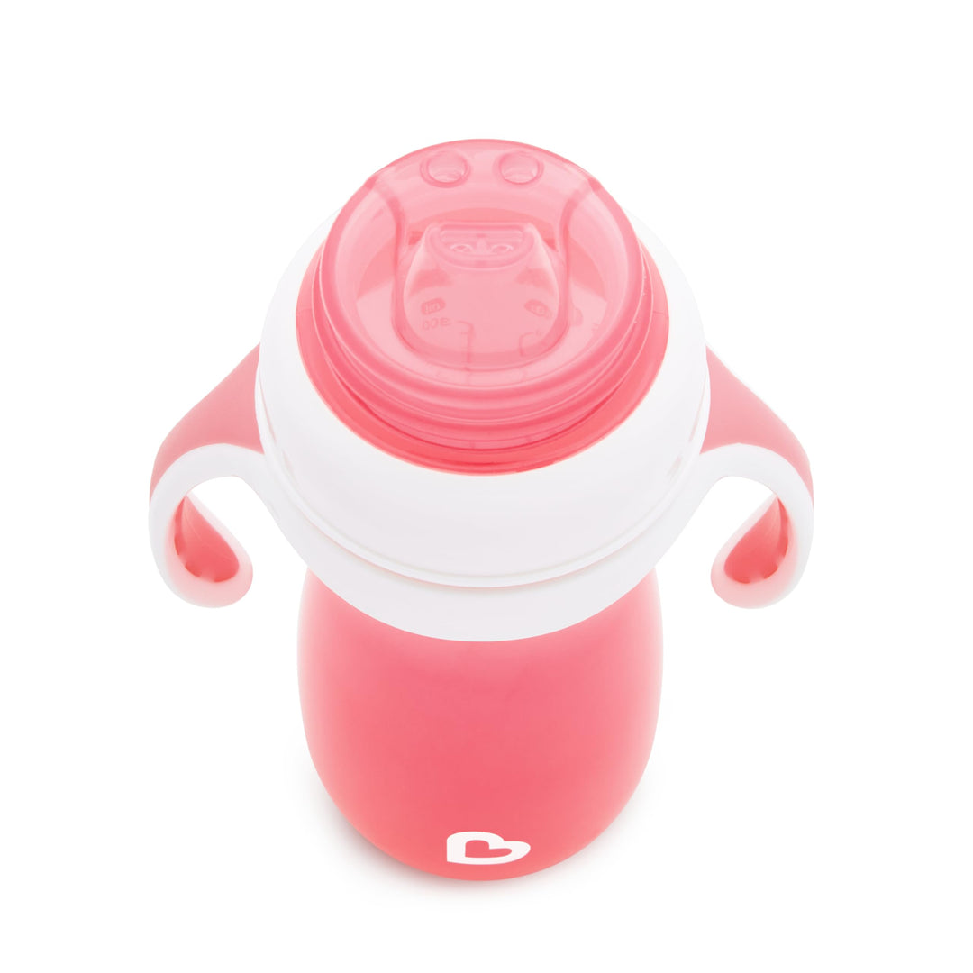 Munchkin® Gentle™ Transition Sippy Cup with Trainer Handles, 10 Ounce, Pink