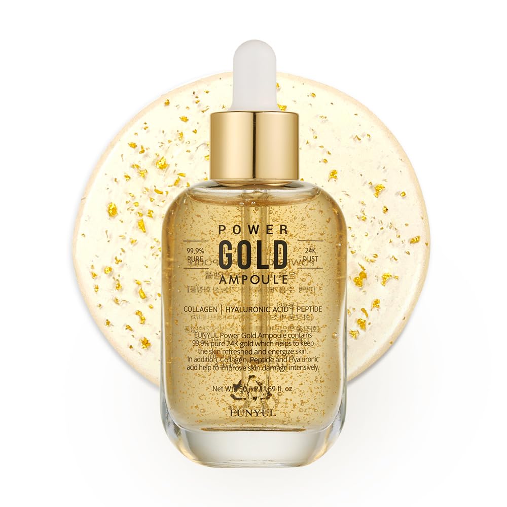 Power Enhancing Gold Ampoule [1.69 fl. Oz. / 50ml] 99.99% Pure 24K Gold Serum