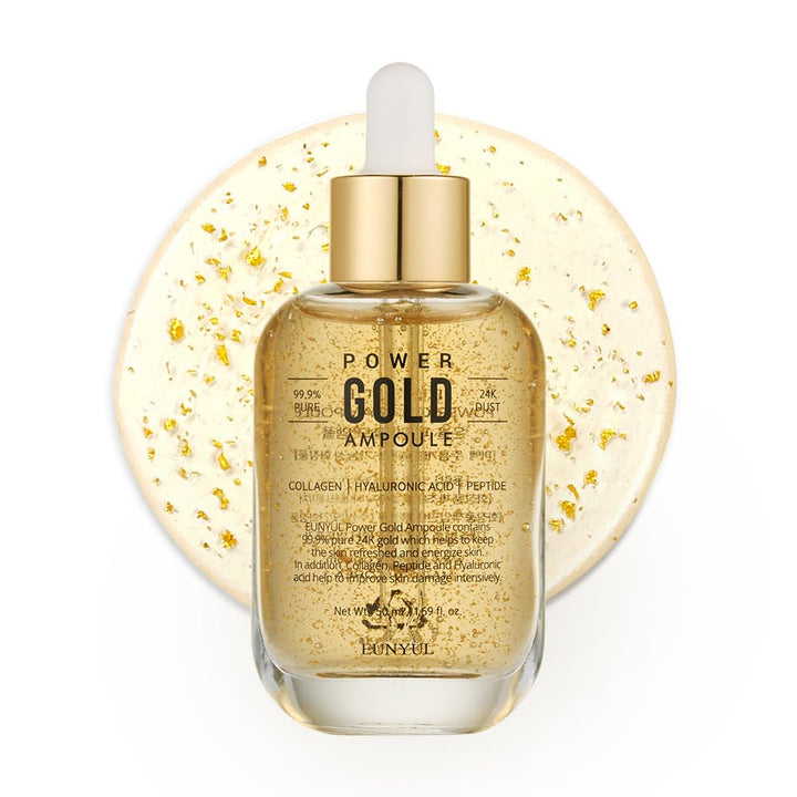 Power Enhancing Gold Ampoule [1.69 fl. Oz. / 50ml] 99.99% Pure 24K Gold Serum