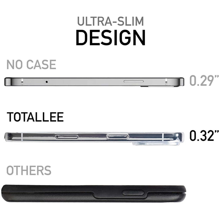 totallee Clear iPhone 13 Pro Max Case, Thin Cover Ultra