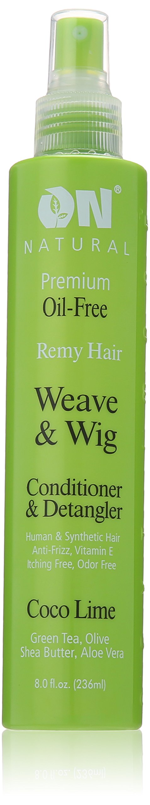 On Organic Natural Premium Oil Free Weave &amp; Wig Spray Coco Lime 8 Fl Oz