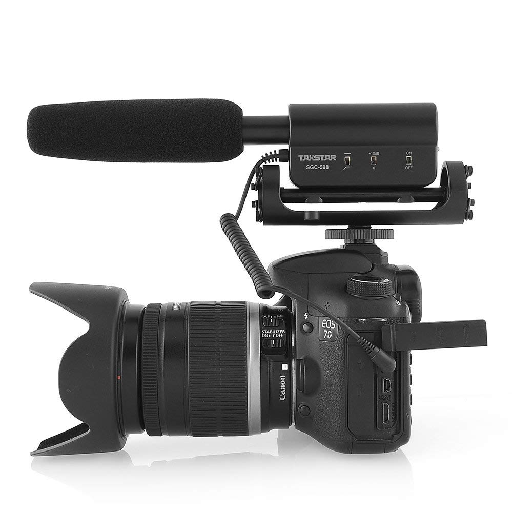 SGC-598 Photography Interview Shotgun MIC Microphone for Nikon Canon DSLR Camera