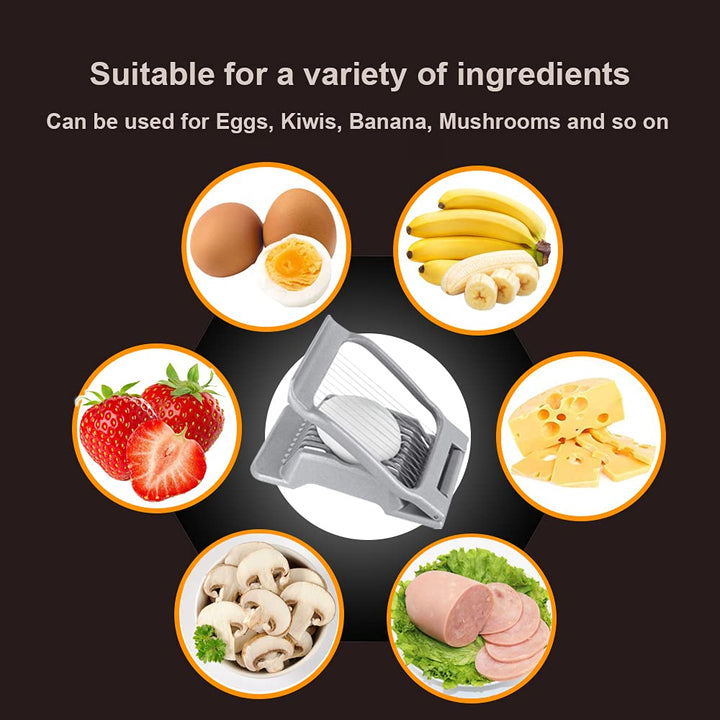 VBoo Egg Slicer For Hard Boiled Eggs, Heavy Duty Alumin