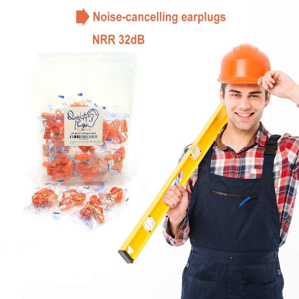 20 Pairs Soft Foam Ear Plugs NRR 32dB for Sleeping Nois