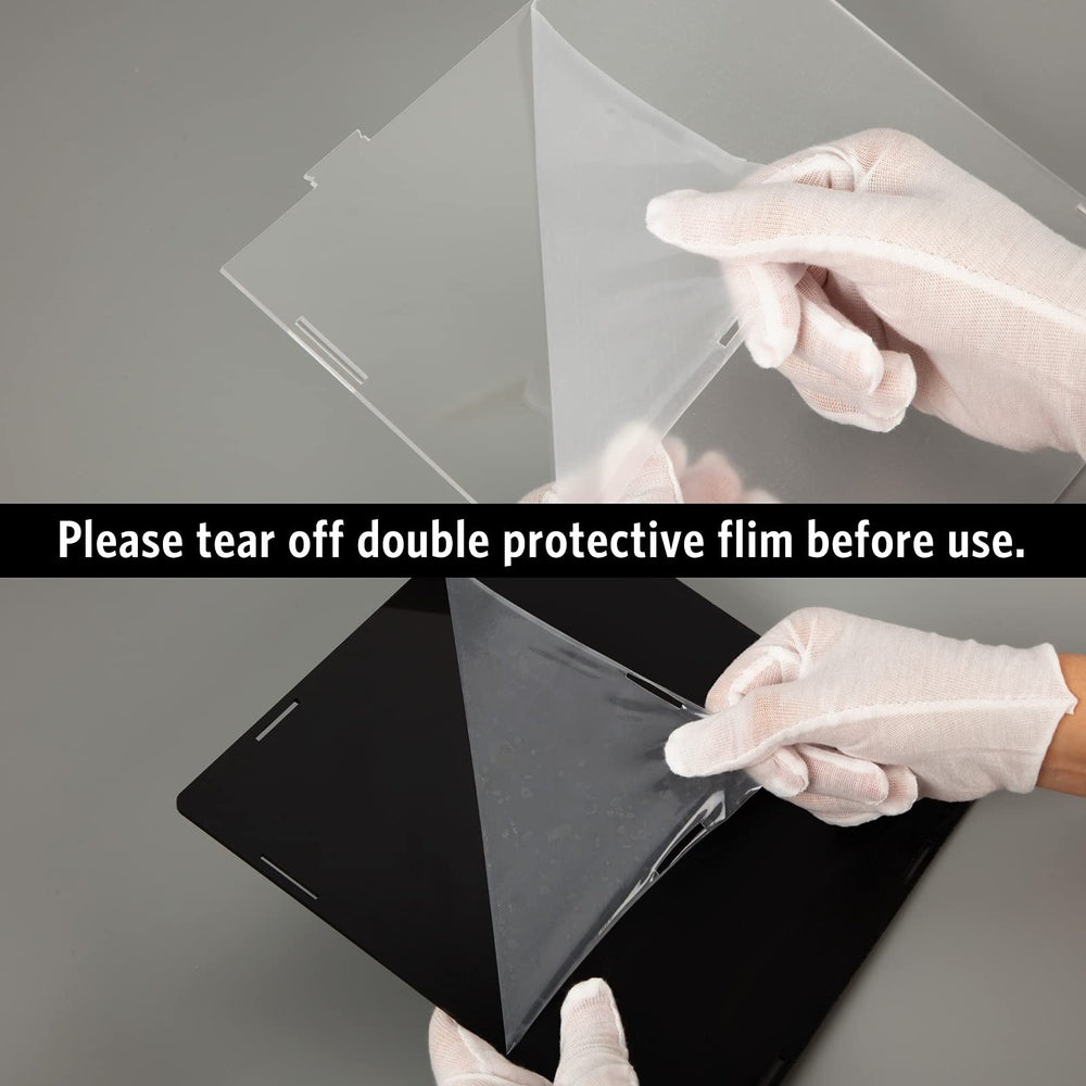 Clear Self-Assembly Acrylic Display Case Transparent Dust Proof Protection Showcase for Figurine Collectibles Figures Basketball(6 x 6 x 6 Inch)