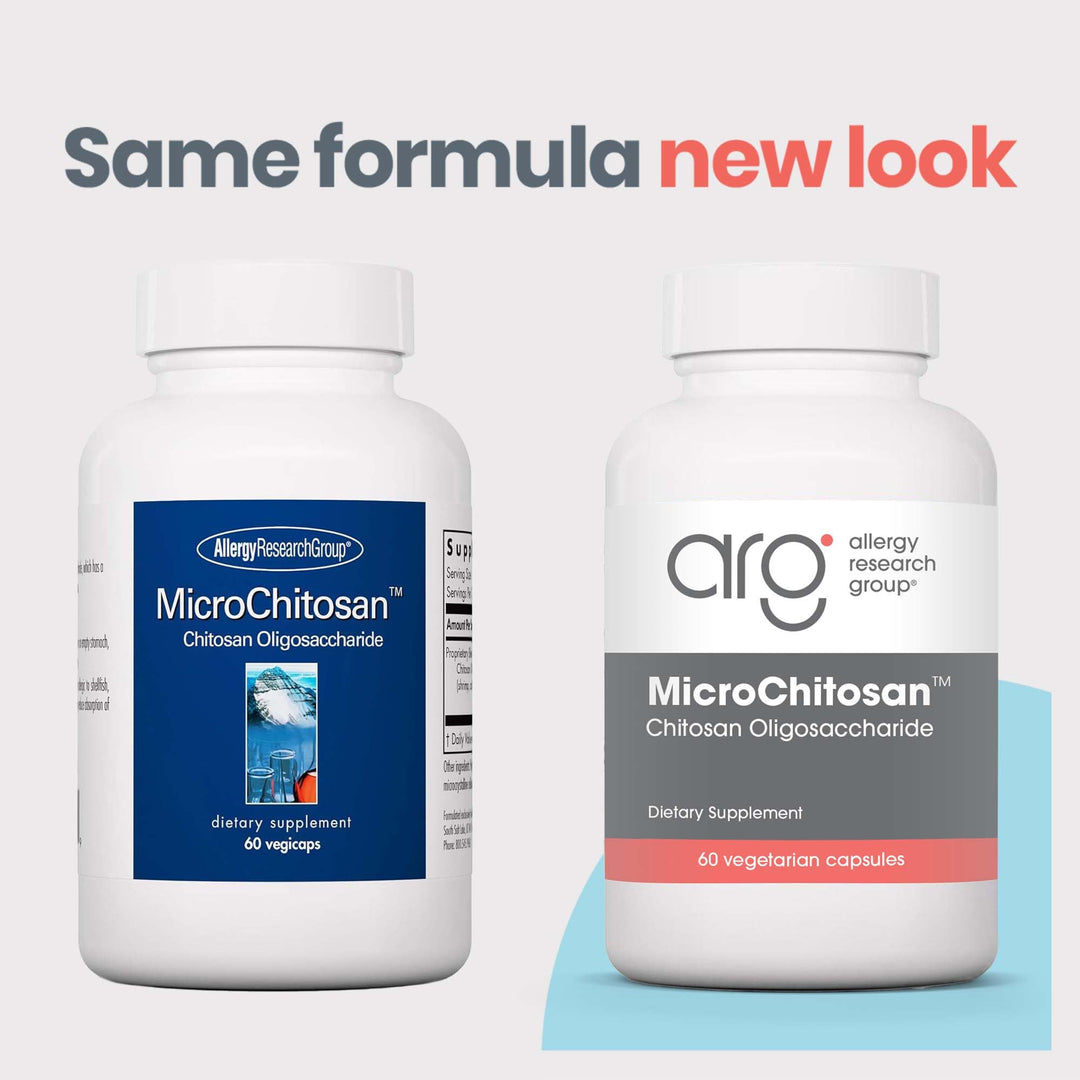 MicroChitosan Supplement - Chitosan, Chitosan Oligosaccharide, Cleansing Support Binder, Enhanced Detoxification, 1800mg Vegetarian Pills - 60 Count