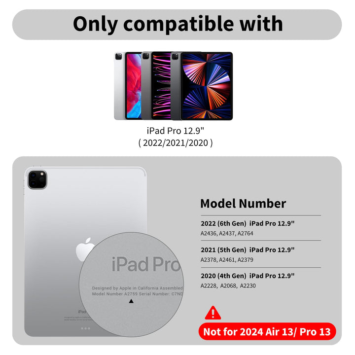 SwitchEasy CoverBuddy 12.9 Case for iPad Pro 2021-2022 