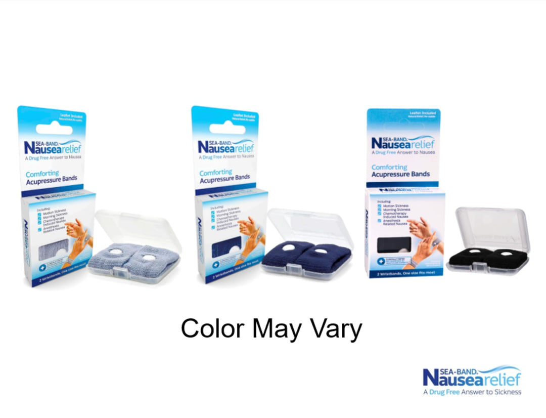 Sea-Band Anti-Nausea Acupressure Wristband for Motion &