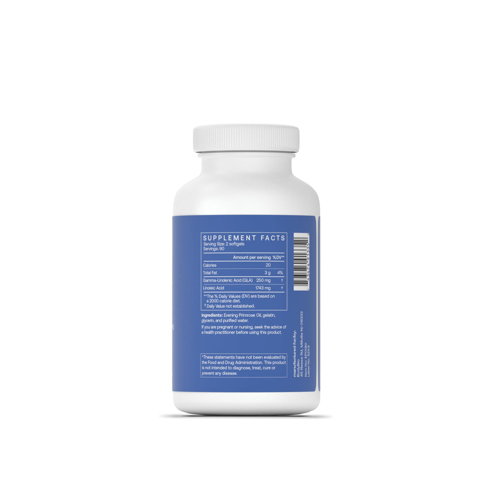 Evening Primrose Oil - Natural Gamma Linolenic Acid for Healthy Skin & Hormone Balance - Non-GMO, Cold Pressed, 180 softgels