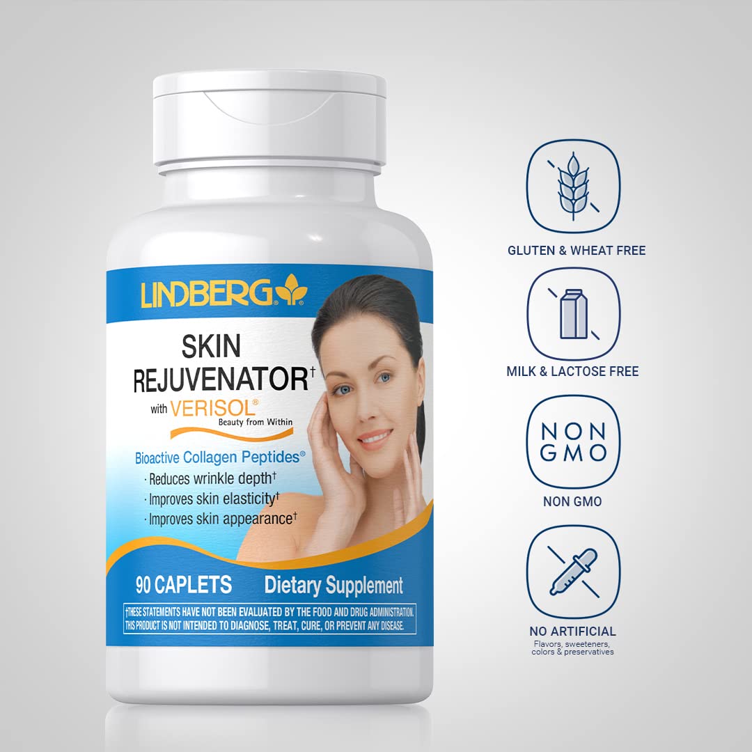 Lindberg Skin Rejuvenator With Verisol, 90 Tablets, Bio