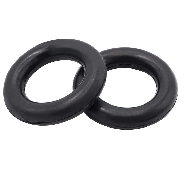 (lot of 8)4pcs Car Universal 2 Hole Rubber Exhaust Hanger Bushing Muffler Insulators Shock Absorbent Mount Bracket with 4pcs Universal Exhaust Hanger Muffler Insulator O Ring Rubber Exhaust Bracket