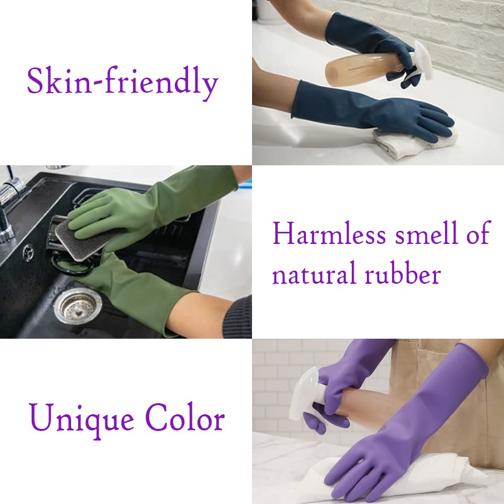 HOMSSEM Dishwashing Gloves– 2 Pairs of Dish Gloves Prem