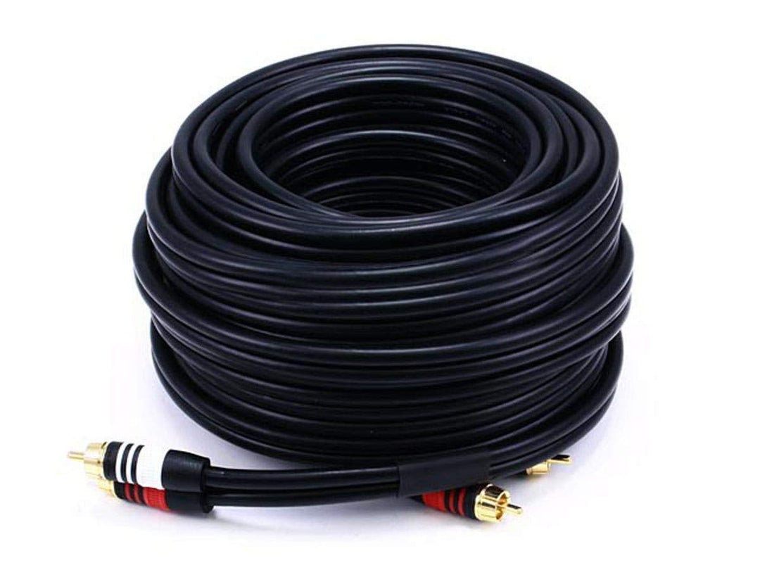 Monoprice 1.5ft Premium 2 RCA Plug/2 RCA Plug M/M 22AWG