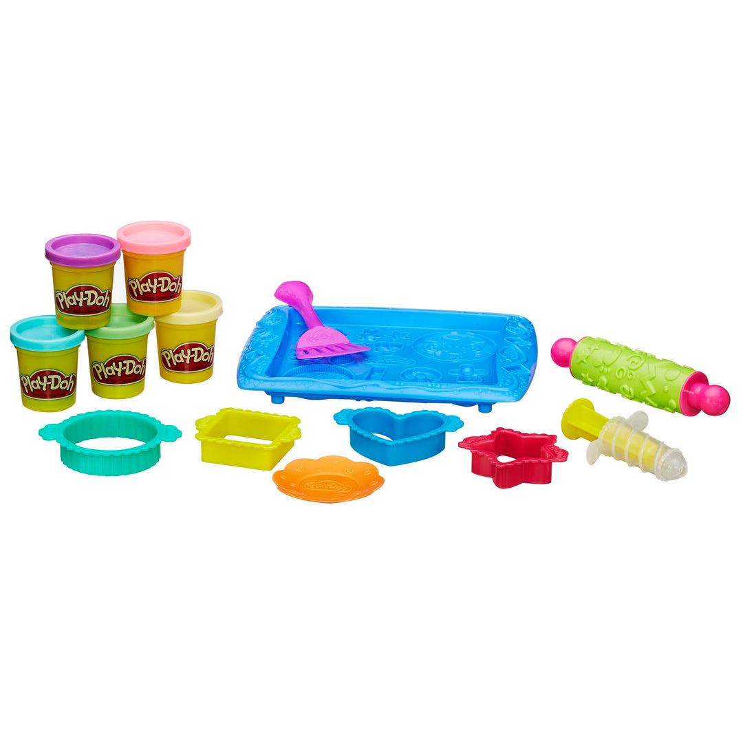 Play-Doh Kitchen Creations Cookie Creations Playset, Kids Arts &amp; Crafts Set, Preschool Play Food Toys, for Girls &amp; Boys, Ages 3+ (Amazon Exclusive)
