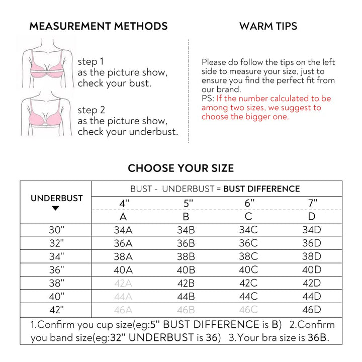 Mirgoo Women Push Up Bra Comfort T-Shirt Bra Padded Bra