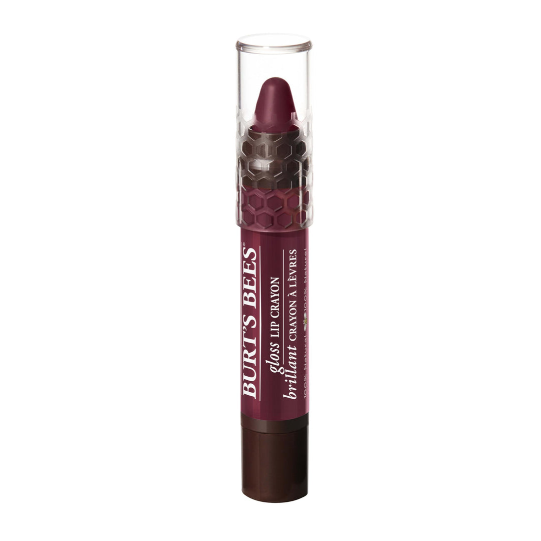 Burt&#39;s Bees 100% Natural Moisturizing Lip Crayon, Bordeaux Vines Gloss, 1 Crayon