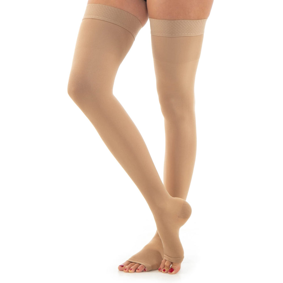 Thigh High Compression Stockings, 20-30 mmHg Firm Level