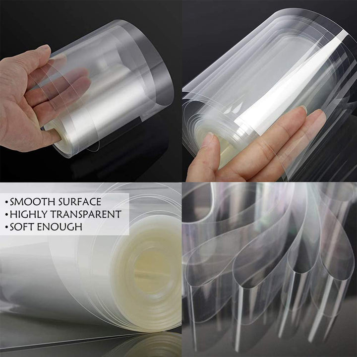 Cake Collars 3.1 x 394inch, Acetate Rolls, Clear Cake Mousse Strips, Transparent Cake Rolls, Cake Acetate Sheets for Chocolate Mousse Baking Cake Decorating
