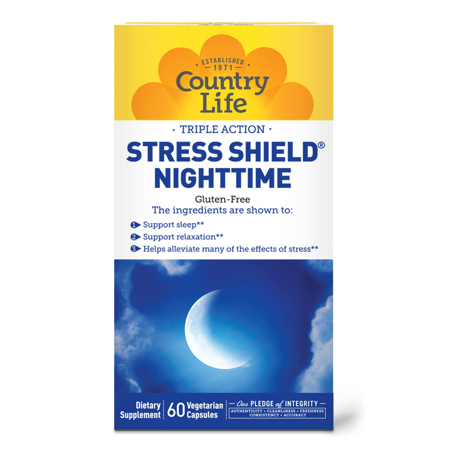 Stress Shield Nighttime, 60 CAPS