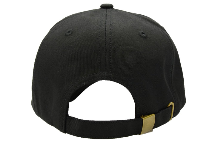 Cap Oversize XXL High Crown Baseball Cap Big Head Hats for Men Dad Hat Adjustable Plain Running Cap 23.6-25.6 (Black)