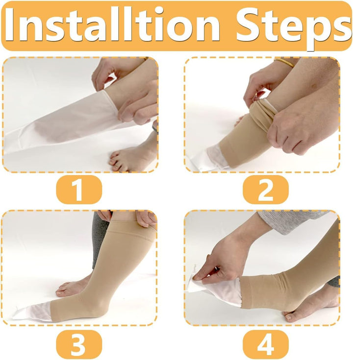 Open Toe Compression Sock Aid for Easy Slide - Slip Sto