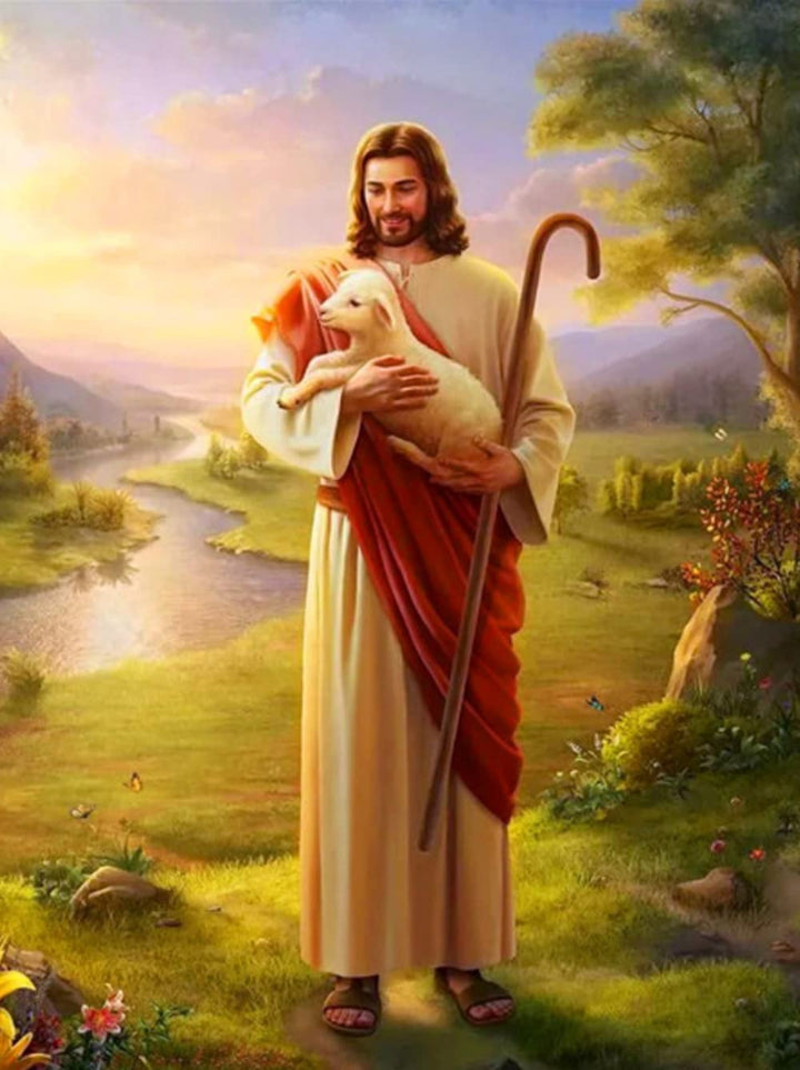 pigpigboss Religion Jesus Diamond Painting Kit 5D Full 