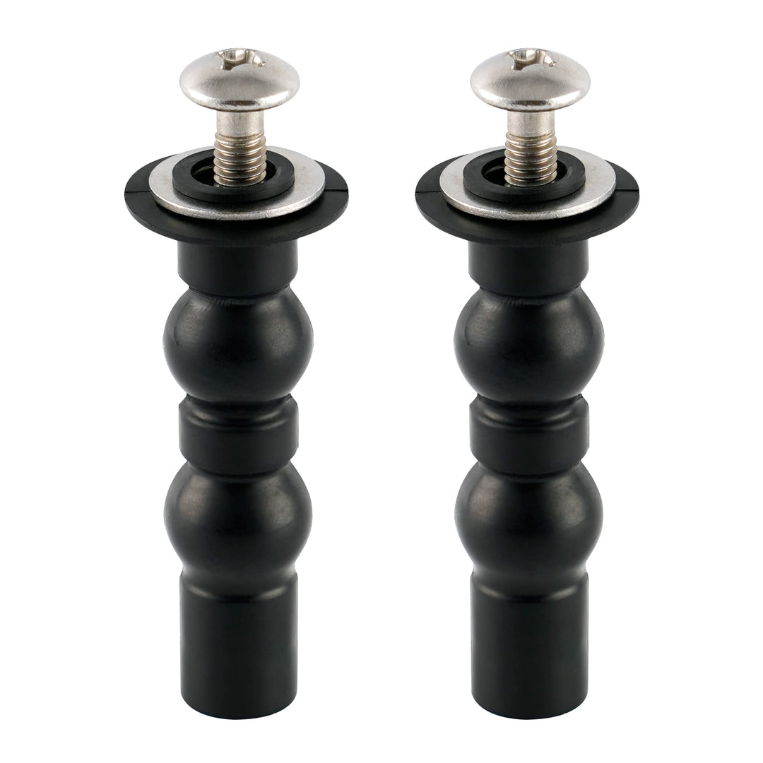 Toilet Seats Bolt Screw Compatible with TOTO Toilet, Extra Long Expanding Rubber Nuts Screws for Top Mount Toilet Seat Hinges, Easy to Install, Toilet Seat Replacement Parts Kit, 2 Pack