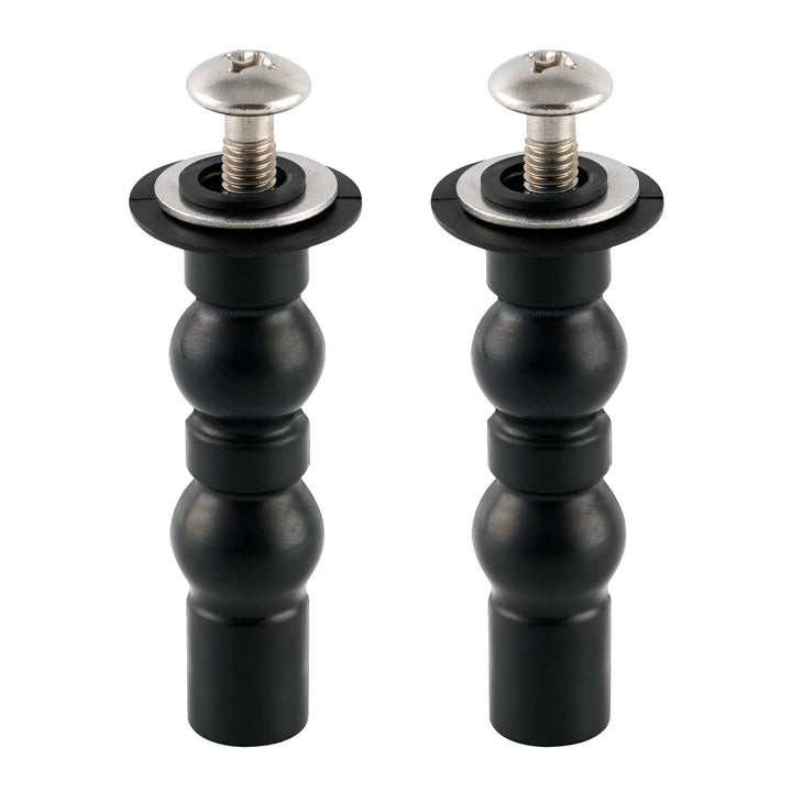 Toilet Seats Bolt Screw Compatible with TOTO Toilet, Extra Long Expanding Rubber Nuts Screws for Top Mount Toilet Seat Hinges, Easy to Install, Toilet Seat Replacement Parts Kit, 2 Pack