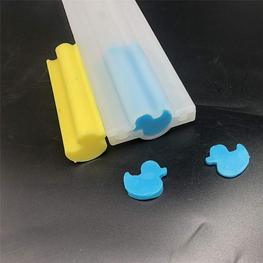 Little Rubber Duck Shaped Long Tube Silicone Mold Duckl