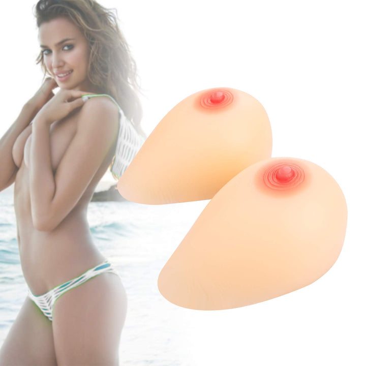 A Cup Silicone Breast Forms for Crossdresser, Mastectomy Fake Boobs Prosthesis Nude