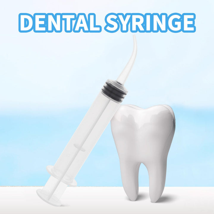 ROSENICE Disposable Dental Irrigation Syringe with Curv