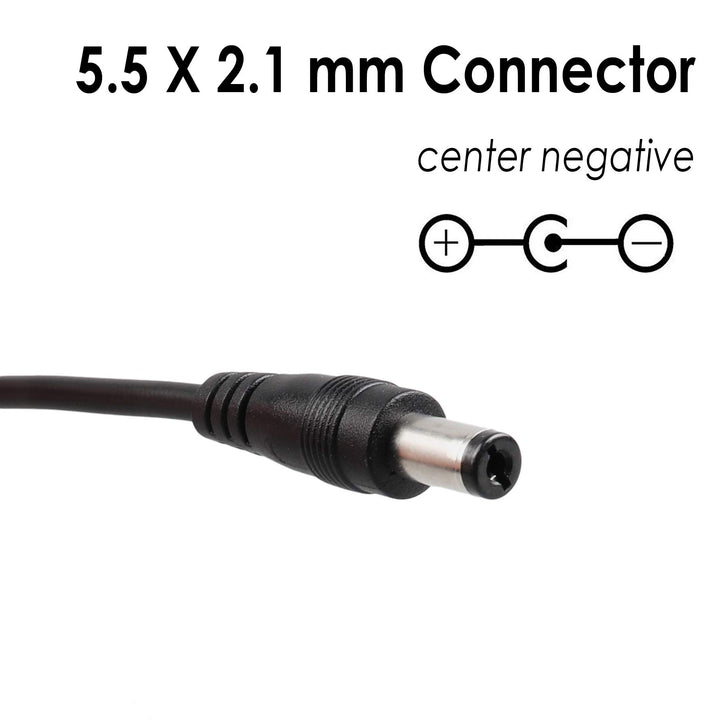 9V Battery Clip Converter Power Cable Snap Connector 2.1mm 5.5mm Plug for Guitar Effect Pedal (Straight Angle, 8 Cable)