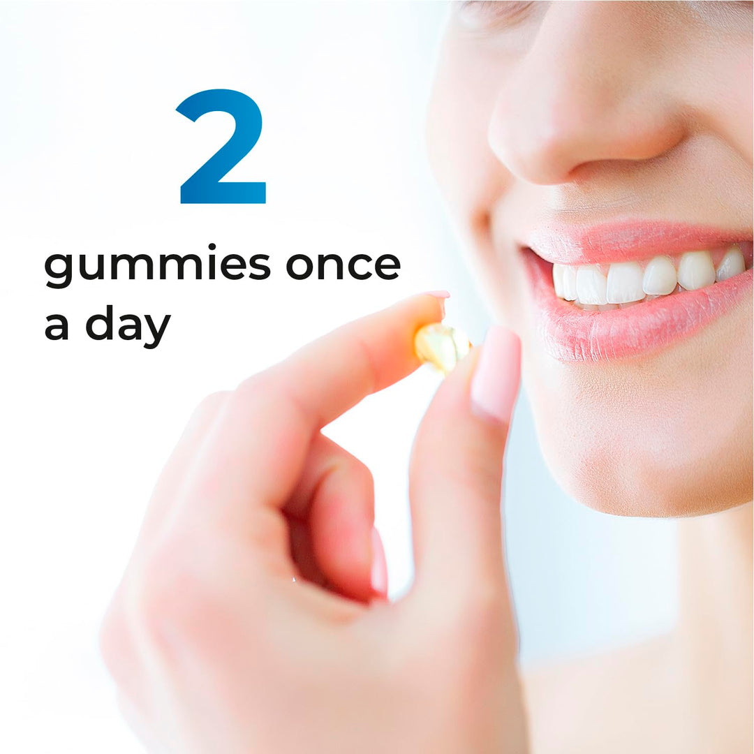 Omega 3 Fish Oil Gummies for Adults with Omega 3 EPA/DHA, Heart Health, Strength Joint &amp; Brain Support 60 Gummies Natural Orange &amp; Apple Flavor - Non-GMO, Gluten Free
