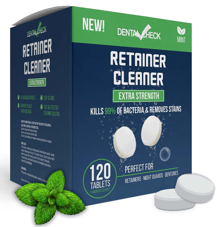 Lingito Retainer and Denture Cleaner 120 Tablets, 4 Mon