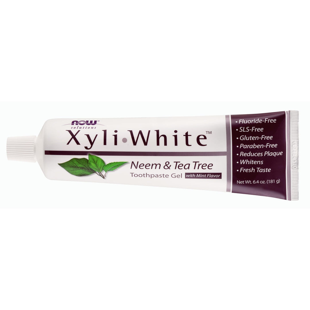 Now Foods, XyliWhite Toothpaste Gel, Neem &amp; Tea
