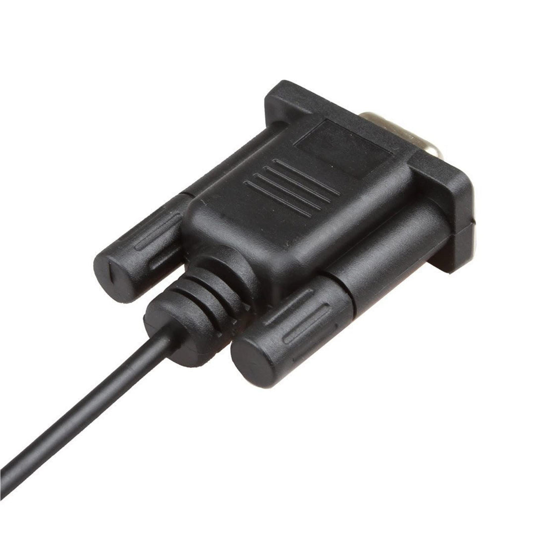 DB9Pin Female to DC3.5mm Serial Cable-6 Feet Black