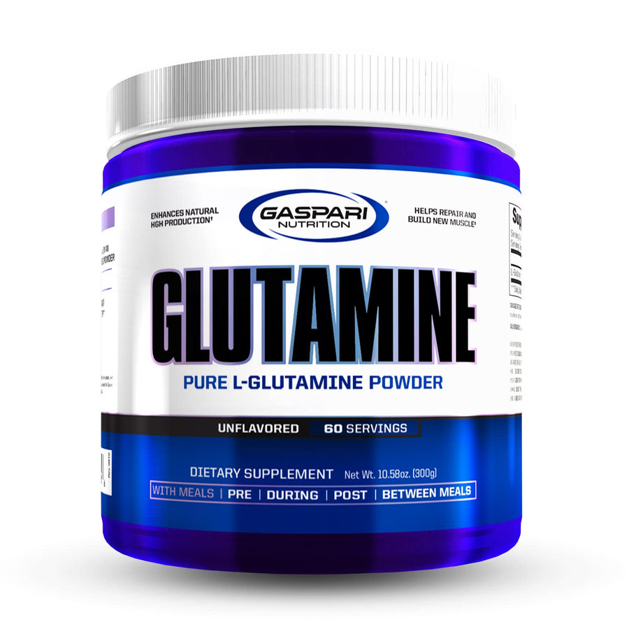 , Glutamine, Pure L-Glutamine Powder, Perfect Pre Workout, Post Workout and Recovery, Micronized Glutamine Powder (60 Servings, Unflavored)
